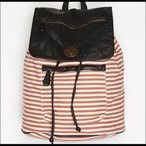 Deux Lux Striped Canvas Backpack